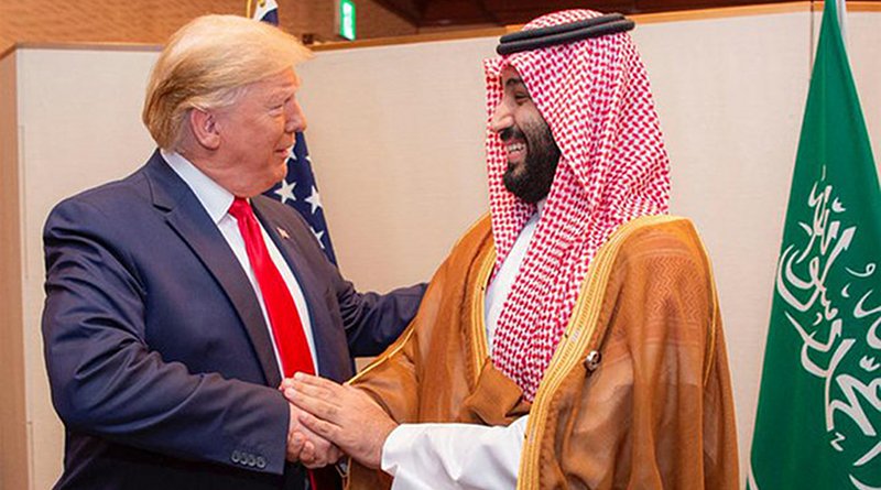 Saudi Arabia's Crown Prince Mohammed bin Salman held talks with US President Donald Trump on Saturday. (SPA)