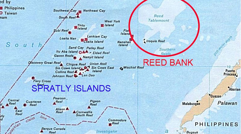 Reed Bank, where the incident took place. Credit: Wikipedia Commons
