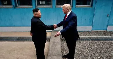 US President Donald Trump and North Korea's Kim Jong Un at the DMZ. Photo Credit: White House