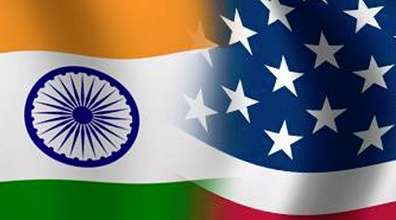 Flags of India and the United States