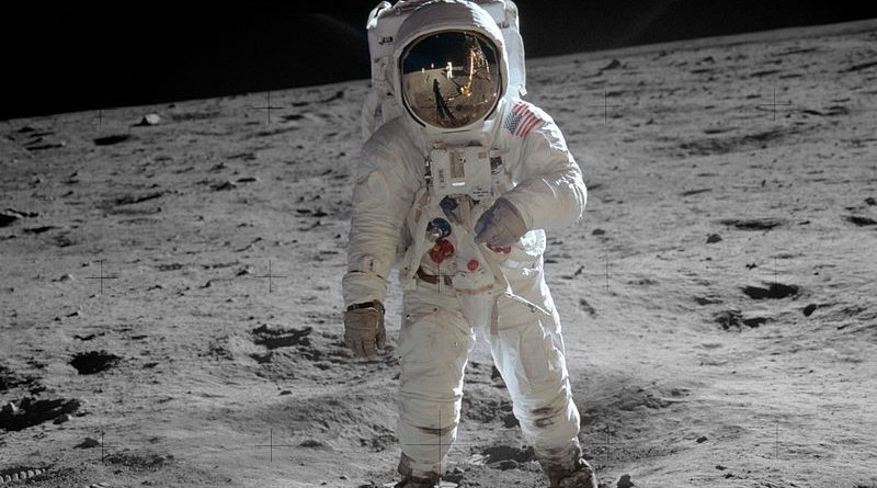 Astronaut Buzz Aldrin on the moon. Photo Credit: NASA