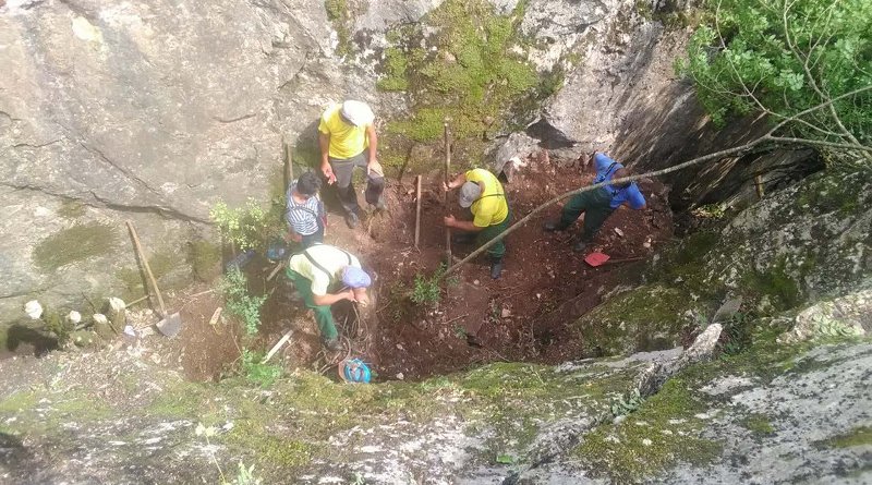 mass grave in Gradina. Photo: Missing Persons Institute of Bosnia and Herzegovina.