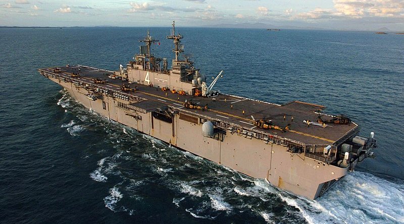 File photo of USS Boxer. Photo Credit: U.S. Navy photo by Photographer's Mate 3rd Class James F. Bartels
