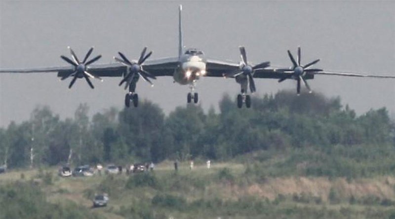 File photo of a Russian Tu-95MS strategic bomber. Photo Credit: Tasnim News Agency