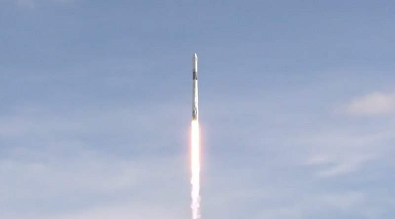 A SpaceX Dragon cargo spacecraft launches to the International Space Station on a Falcon 9 rocket at 6:01 p.m. EDT July 25, 2019, from Space Launch Complex 40 at Cape Canaveral Air Force Station in Florida. The spacecraft is scheduled to arrive at the orbiting laboratory July 27 with the station’s second commercial crew docking port and about 5,000 pounds of science investigations and supplies. Credits: NASA