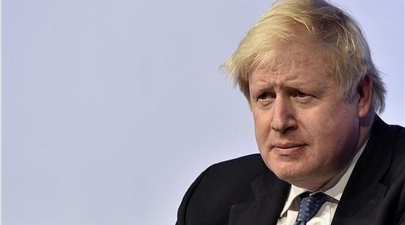 Britain's Boris Johnson. Photo Credit: Tasnim News Agency