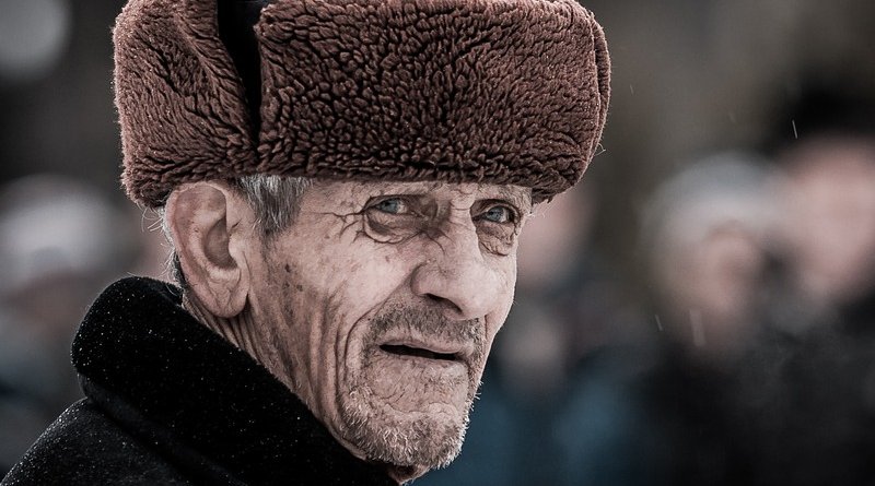 elderly russia man