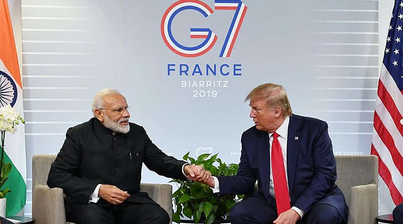 India's Prime Minister Shri Narendra Modi meets with US President Donald Trump. Photo Credit: India PM Office