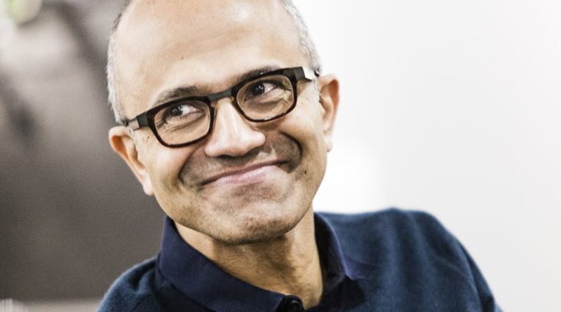 Satya Nadella. Credit: Brian Smale and Microsoft, licensed under CC BY-SA 4.0