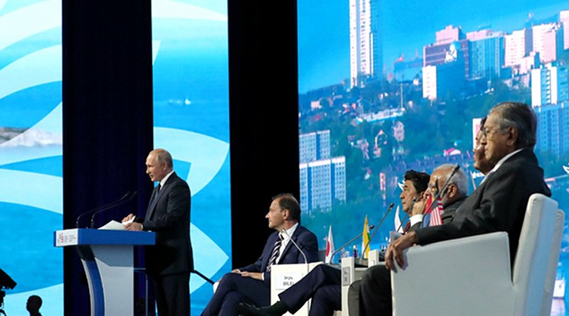 Russia's President Vladimir Putin at Eastern Economic Forum. Photo Credit: Kremlin.ru
