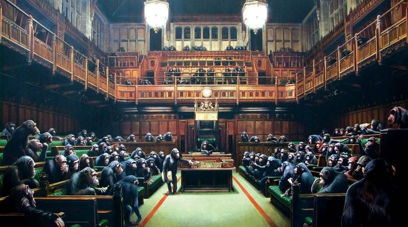 Banksy's "Devolved Parliament"