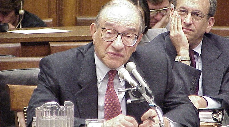 Alan Greenspan. Photo Credit: Wikimedia Commons.