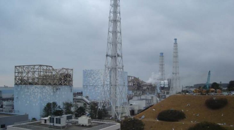 Fukushima Daiichi units 1-4, pictured four days after the accident (Image: Tepco)