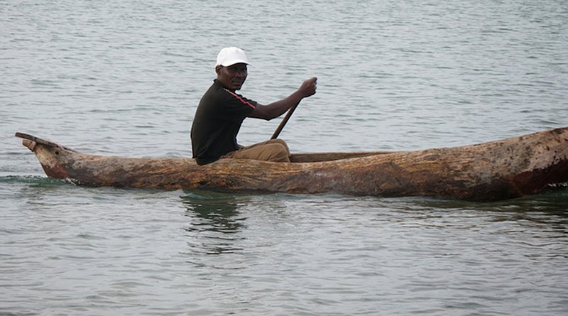 An unidentified fisherman in Africa. Credit: Juma Mtanda.