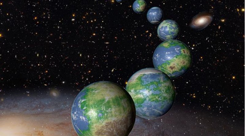 An artist's conception of Earth-like planets Credit NASA/ESA/G. Bacon (STScI)