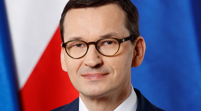 Poland's Prime Minister Mateusz Morawiecki. Photo Credit: Kancelaria Premiera, Wikimedia Commons.