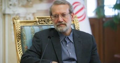 Iran's Ali Larijani. Photo Credit: Tasnim News Agency