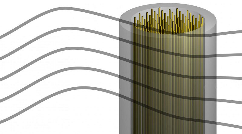 The researchers propose a new instrument for searching dark matter axions using tunable plasmas. Credit Illustration: Alexander Millar/Stockholm University