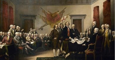 Declaration of Independence, an 1819 painting by John Trumbull