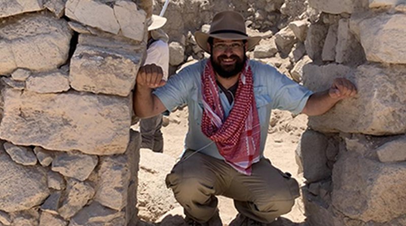 Adam Schneider during fieldwork in Jordan CREDIT Adam Schneider/CIRES