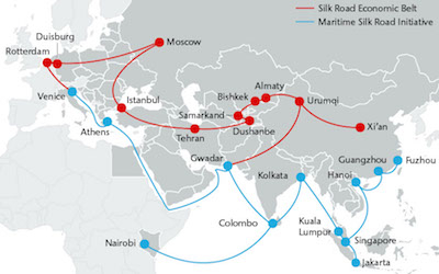 Beijing plans to send 150 million travelers to countries along the Belt and Road route in the next five years, with expected expenditures of $200 billion during this period. Analysts believe that Iran is critical to China's ambitions.