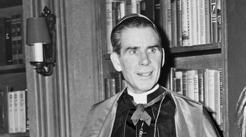Bishop Fulton J. Sheen. Credit: Library of Congress. New York World-Telegram & Sun Collection., Wikipedia Commons