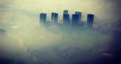 Pollution in Delhi, India