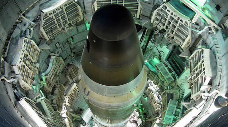 Former Titan II Missile in its silo, Sahuarita, Arizona. Source: The Titan Missile Museum.