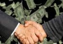dollar handshake