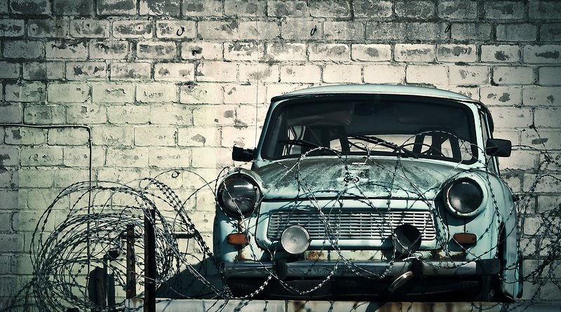 An old Trabant car