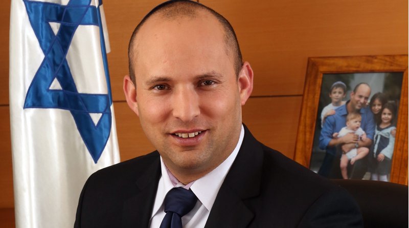 Israel's Naftali Bennett. Photo Credit: The Spokesperson of The Ministry of Economy, Wikipedia Commons.