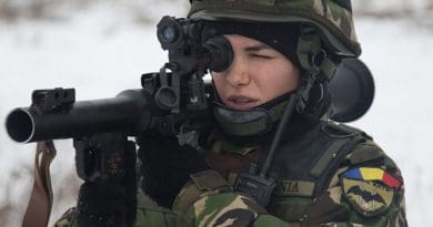 Ground Combat Overmatch Through Control Of The Atmospheric Littoral – Analysis Romanian soldier fires rocket propelled grenade at range near Bemowo Piskie Training Area, Poland, January 24, 2018, as part of multinational battle group comprised of U.S., UK, Croatian, and Romanian soldiers supporting NATO’s Enhanced Forward Presence (U.S. Army/Andrew McNeil)