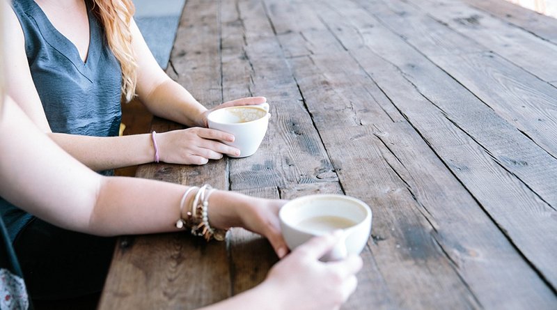 women woman drink coffee