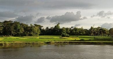 Feni river in Bangladesh
