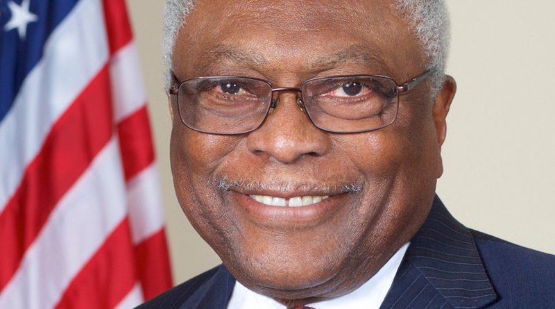 Official portrait of U.S. Rep Jim Clyburn. Photo Credit: Donald Baker, Wikimedia Commons