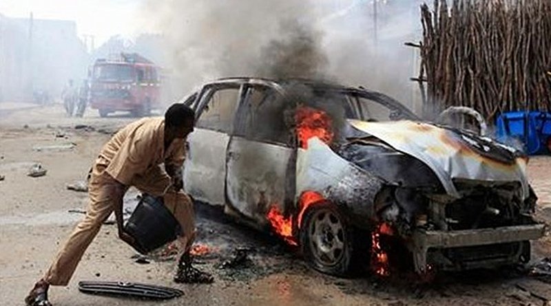 Car bomb in Mogadishu, Somalia. Photo Credit: Tasnim News Agency