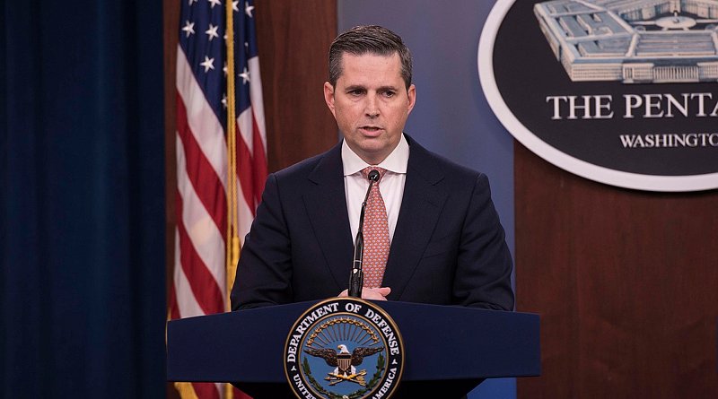 File photo of Jonathan Rath Hoffman, assistant to the secretary of defense for public affairs. Photo Credit: Navy Petty Officer 2nd Class James K. Lee