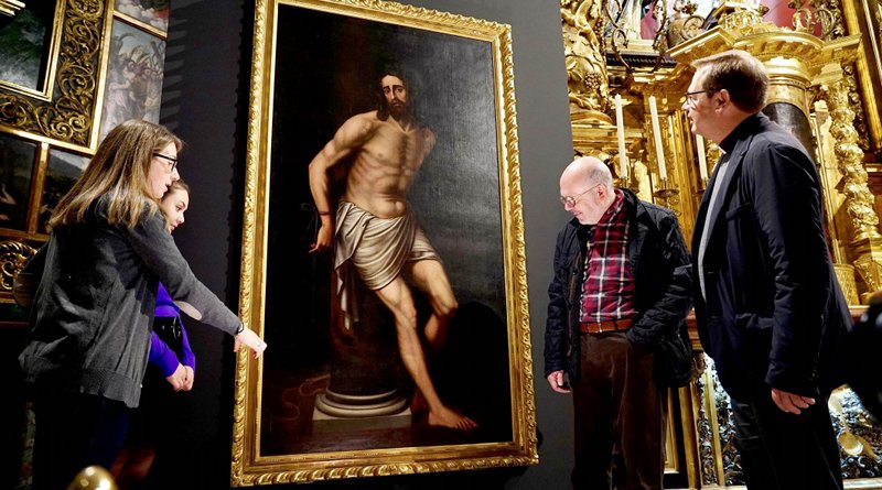 Researchers have restored the painting ‘Christ tied to the column’, whose author is said to be Nicolás Borrás
