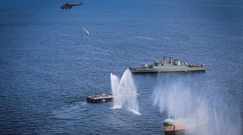 Iran, Russia and China hold joint naval exercise. Photo Credit: Tasnim News Agency