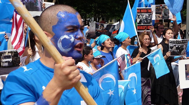 Uyghur demonstration in Washington, D.C. Photo Credit: Malcolm Brown, Wikipedia Commons