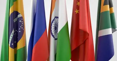 brics flags brazil russia india china south africa