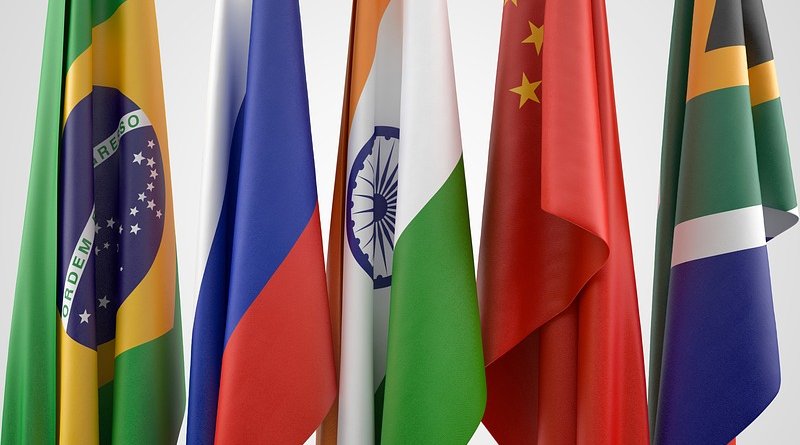 brics flags brazil russia india china south africa