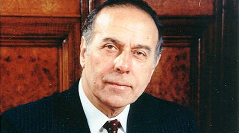 Azerbaijan's Heydar Aliyev. Photo Credit: Post of Azerbaijan/Azermarka, Wikipedia Commons