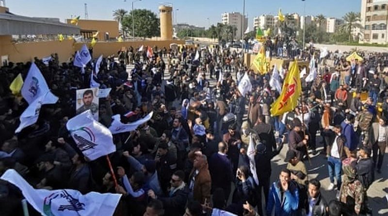 Protestors in Iraq. Photo Credit: Tasnim News Agency