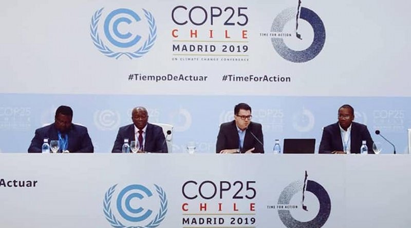 African Group of Negotiators at COP 25. Credit: UNFCC Facebook.