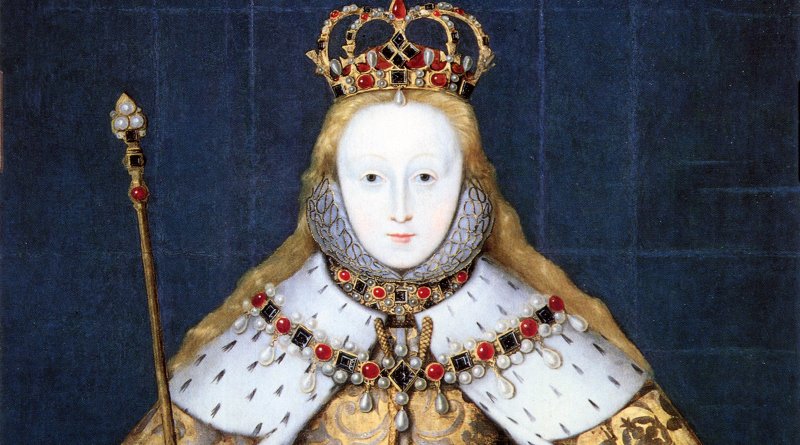 Elizabeth I of England in coronation robes. Source: National Portrait Gallery, Wikimedia Commons