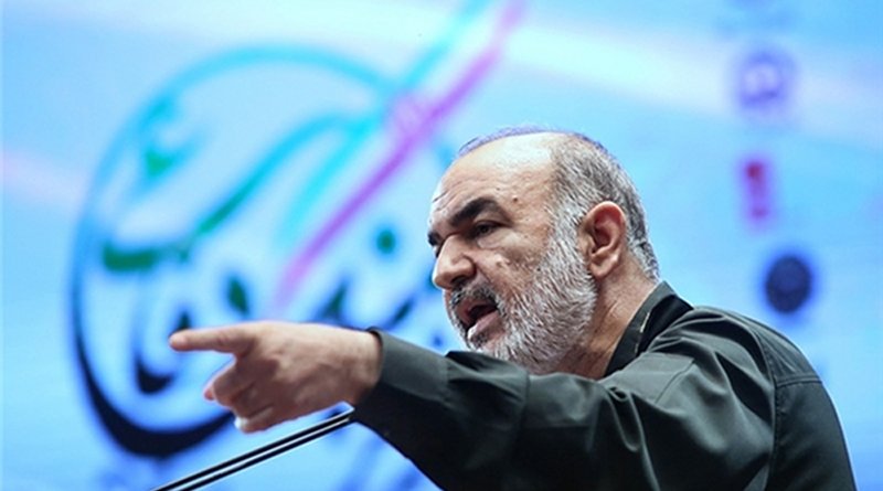 Commander of the Islamic Revolution Guards Corps (IRGC) Major General Hossein Salami. Photo Credit: Fars News Agency