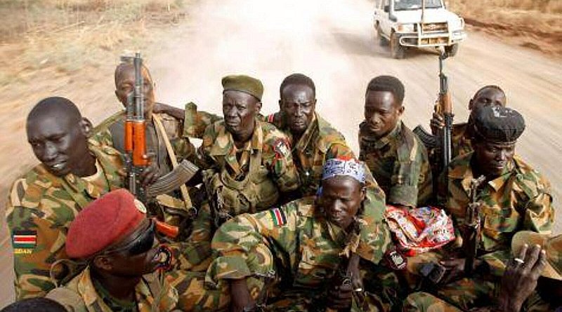 Soldiers in South Sudan (Twitter)