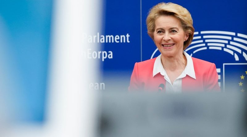 Ursula von der Leyen. Photo Credit: Daina Le Lardic, © European Union 2019 - Source : EP