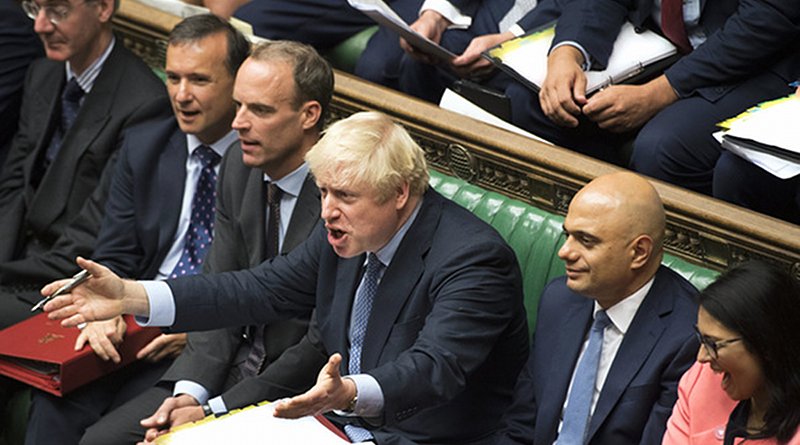 Boris Johnson in UK Parliament. Photo: Jess Taylor, Flickr.com/uk_parliament